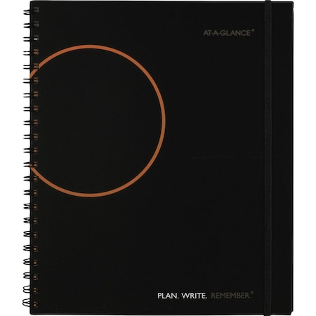 Notebook,Plannr,Cal,9X11,Bk